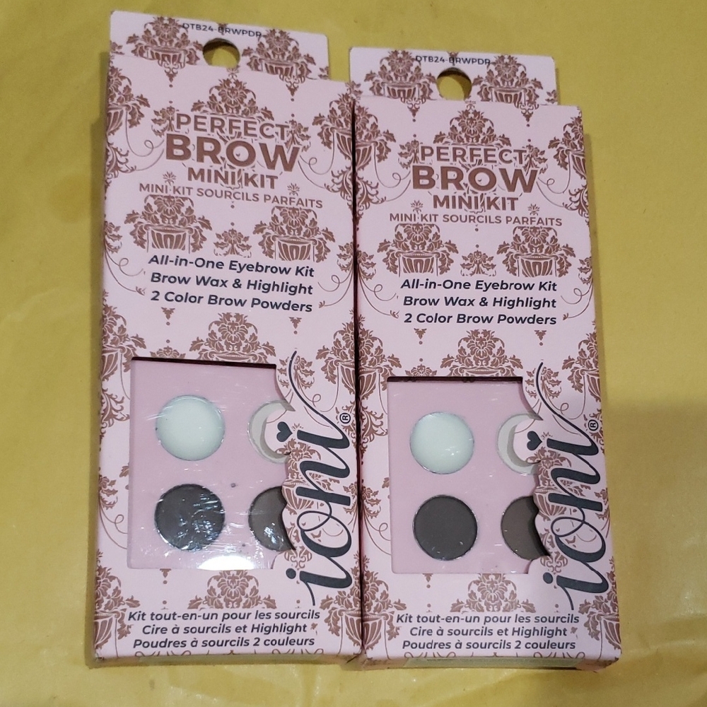 Ioni Perfect Brow Mini Kit DTB24-BRWPDR x2 New